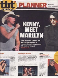 2009 Local TBT Newspt Magazine Kenny Chesney Meet Marilyn Manson Concerts Lady A - Picture 1 of 4