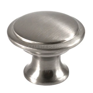 Liberty Ringknopf Schrankknopf Nickel gebürstet massiv Zink - Bild 1 von 1