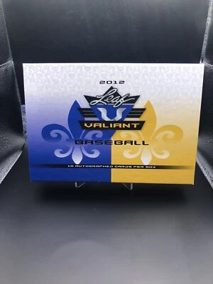 2012 Leaf Valiant Baseball Empty Hobby Box CARDS NOT INCLUDED EMPTY OPEN BOX - Image 1 of 4
