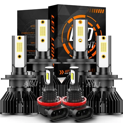 For Mercedes-Benz CLS550 2007-2009-2011 - 6x LED Headlight+Fog Light Bulbs Foto 1 de 4