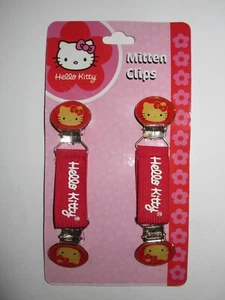 NWT Sanrio HELLO KITTY Toddler Girls Baby Mitten Clips for Gloves or Mittens - Picture 1 of 1