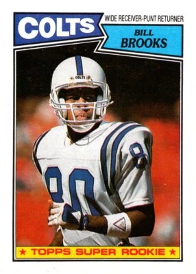 1987 Topps #378 Bill Brooks - Super Rookie RC FREE SHIPPING! - Image 1 of 2