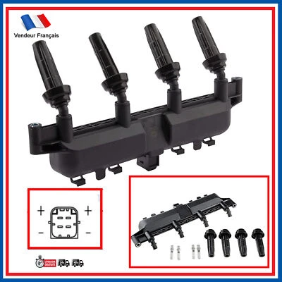 Bobine Allumage Compatible Peugeot 106 206 306 Partner 1.1 1.4 1.6 9624675580 - Immagine 1 di 4