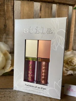Sombra de ojos líquida Stila Twinkle Of An Eye dúo ~ nueva en caja ~ 2 x 0,153 OZ Foto 1 de 4