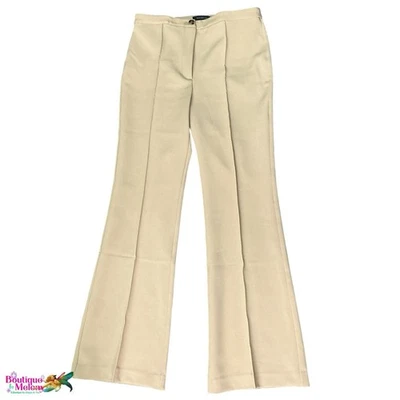 Брюки Ann Taylor The Flare желтовато-коричневые с центральным швом женские офисные размер 6 - Изображение 1 из 4