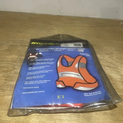 Amphipod Full Visibility Vest Orange/Silver - Image 1 of 2