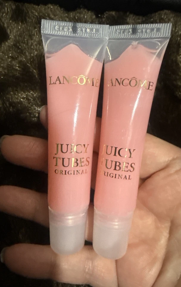 2 X Lancome Juicy Tubes In Spring Fling .5 Oz /15 Ml EACH TUBE ( FRESH ) - Image 1 of 3