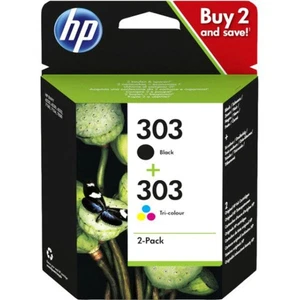 HP - Inktcartridge 3ym92ae 303 zwart + kleur - Afbeelding 1 van 1