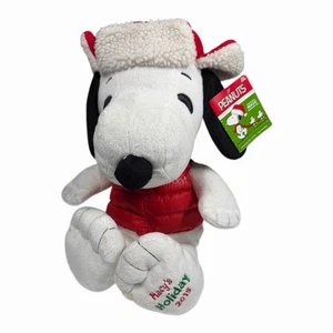 NEW with Tags Macy's 2015 Peanuts Snoopy Plush with Sister Belle Backpack Clip - Picture 1 of 10