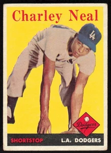 1958 Topps #16 Charley Neal - $1 SHIPPING (JB4) - Picture 1 of 2