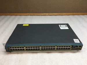 Cisco Catalyst 2960 WS-C2960X-48FPD-L 48 Port GbE PoE 2x 10G SFP+ w/ Rack Ears - Picture 1 of 8