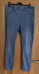 White Stuff Janey Jeggings Mid Blue Denim Size 20R - free postage - Picture 1 of 3