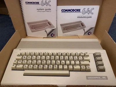 Персональный компьютер Commodore 64C ПК оригинальная коробка соответствующий серийный номер - РАБОТАЕТ - Изображение 1 из 4