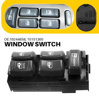 Master Window Switch for Chevy GMC C1500 K2500 Yukon C3500 Bravada Tahoe 95-04 - Image 1 of 4
