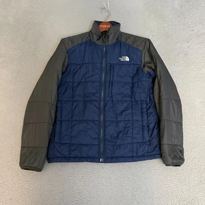 The North Face Jacke Herren Größe M Blau Grau Primaloft Full Zip - Bild 1 von 9