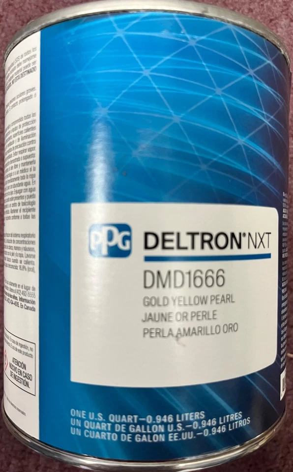 PPG Deltron NXT DMD 1666 cuarto de galón de perla amarillo dorado Foto 1 de 1