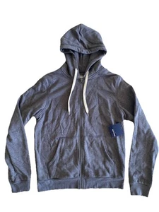 New Basic Editions Hoodie Full Zip Fleece Gray Size M - Picture 1 of 5