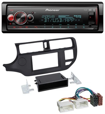 Pioneer Bluetooth USB MP3 DAB Autoradio für Kia Rio (UB 2011-2014) schwarz - Bild 1 von 4