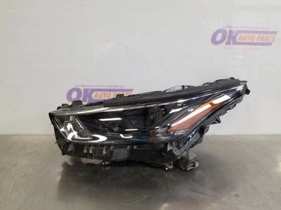 22 2022 TOYOTA HIGHLANDER L LED HEADLIGHT LAMP LEFT DRIVER WITH BLACK ACCENT - Image 1 of 4