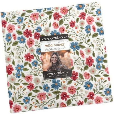 Wild Honey Moda Layer Cake 42 100% Cotton 10-inch Precut Quilt Squares - Image 1 of 4