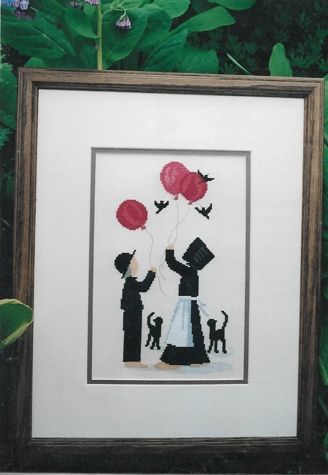 Balloon Play by Diane Graebner cross stitch pattern - Image 1 of 1
