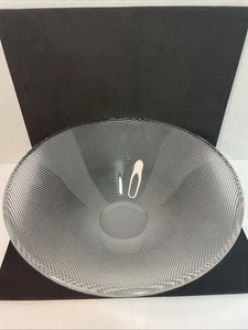 Kosta Boda Limelight strukturierte Kristall Kunst Glas Perlen Punkte Schüssel, 10" breit - Bild 1 von 4