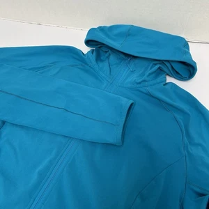 Arc'Teryx Giacca Donna Adahy con Cappuccio Blu Turchese Misto Poliestere Taglia Media - Foto 1 di 7