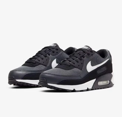 Nike Air Max 90 Black Iron Grey White Dark Smoke Men's Shoe  CN8490-002 - Image 1 of 4