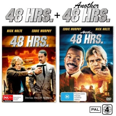 48 Hours / Another 48 Hours (DVD, 1982-1990, 2-Disc) PAL Region 4 (Eddie Murphy) - Image 1 of 4