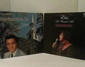 Elvis Presley Vinyl Lot of 2 How Great Thou Art & He Touched Me Great Cond b48 - Picture 1 of 4