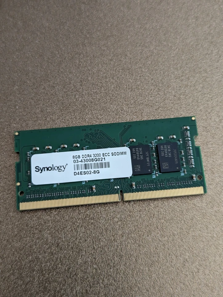 Synology D4ES02-8G DDR4 8GB ECC SODIMM Server Memory - Image 1 of 1