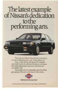 Nissan Maxima 1989 anuncio - Imagen 1 de 1