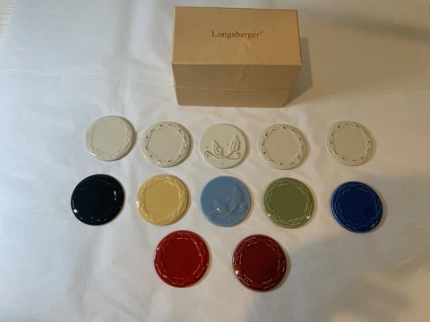 Longaberger Mini Coasters In Box, Set Of 12 Cover