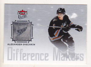 05-06 Fleer Ultra Alex Ovechkin Difference Maker Capitals Rookie 2005
