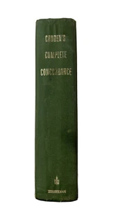 Cruden's Complete Concordance to the Old and New Testament 1971 Vintage 7th Edi. - Bild 1 von 12