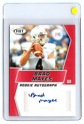 2019 Sage Hit Rookie Autographs Auto #A8 Brad Mayes Lehigh University - Image 1 of 2