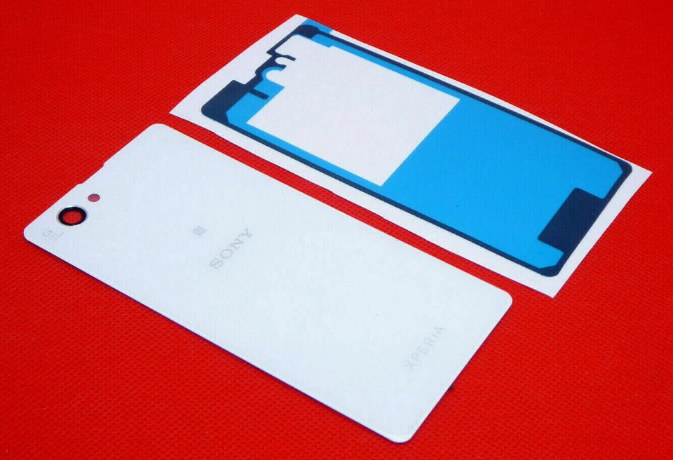Original Sony Xperia Z1 Compact D5503 Akkudeckel Backcover Kamera Glas Weiß - Bild 1 von 1