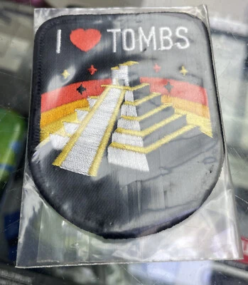 Square Enix Shadow of the Tomb Raider I Love Tombs Embroidered Patch New Sealed