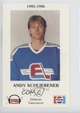 1985-86 Pepsi Fredericton Express Police Andy Schliebener #18