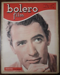 Bolero Film n.358 anno 1954 Gregory Peck nel film Il forestiero - Picture 1 of 1