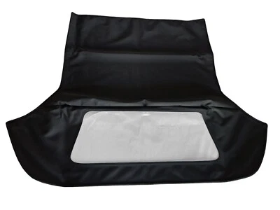 Se adapta a: Maserati BiTurbo y Zagato Soft Top 86-89 Haartz negro lona alemana Foto 1 de 4