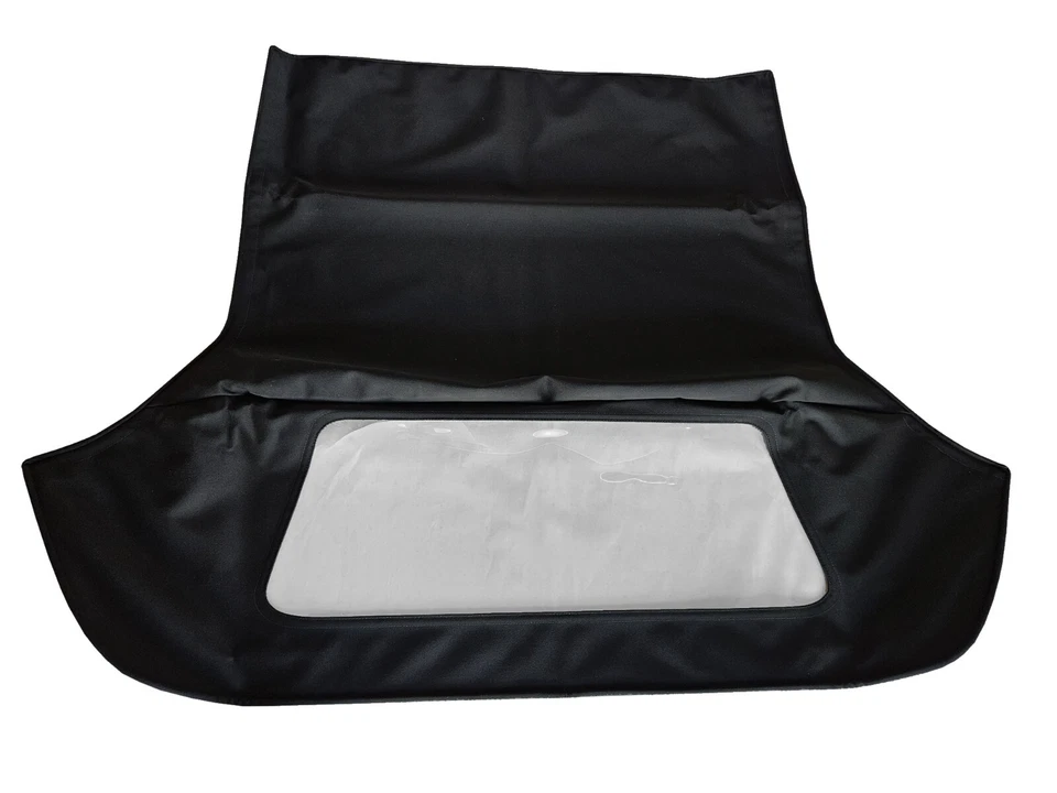 Fits: Maserati BiTurbo & Zagato Soft Top 86-89 Haartz Black German Canvas - Image 1 of 4