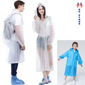 Mujeres Hombres Adultos Chaquetas Impermeables Impermeables Impermeable con Capucha Impermeable - Imagen 1 de 17