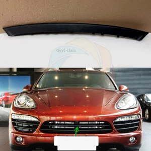 For Porsche Cayenne 2011-2014 Front Bumper Grille Middle Upper Trim Strip - Bild 1 von 7