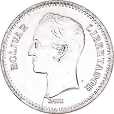 [#367872] Monnaie, Venezuela, 25 Centimos, 1989, SPL+, Nickel Clad Steel, KM:50a