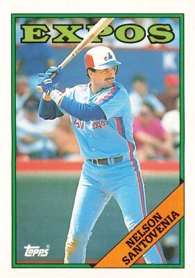 Nelson Santovenia #102T 1988 Topps Traded Montreal Expos - Image 1 of 2