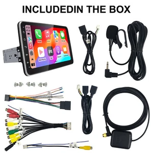 10 Inch Android 10.0-1 DIN Car Radio Stereo GPS Head Unit 2G-32G RDS Octa Core - Picture 1 of 15