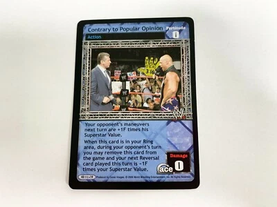 Contrary to Popular Opinion No Way Out Raw Deal Card 48/172 WWF WWE - Image 1 of 2