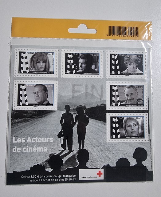 🇲🇫 Bloc Feuillet France 2012 - Les Acteurs de Cinéma - F4690 🇲🇫
