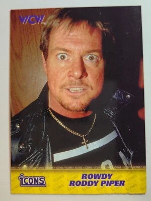 1998 Topps WCW/NWO Wrestling ICONS #67 RODDY PIPER - Image 1 of 2